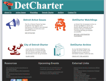 Tablet Screenshot of detcharter.com
